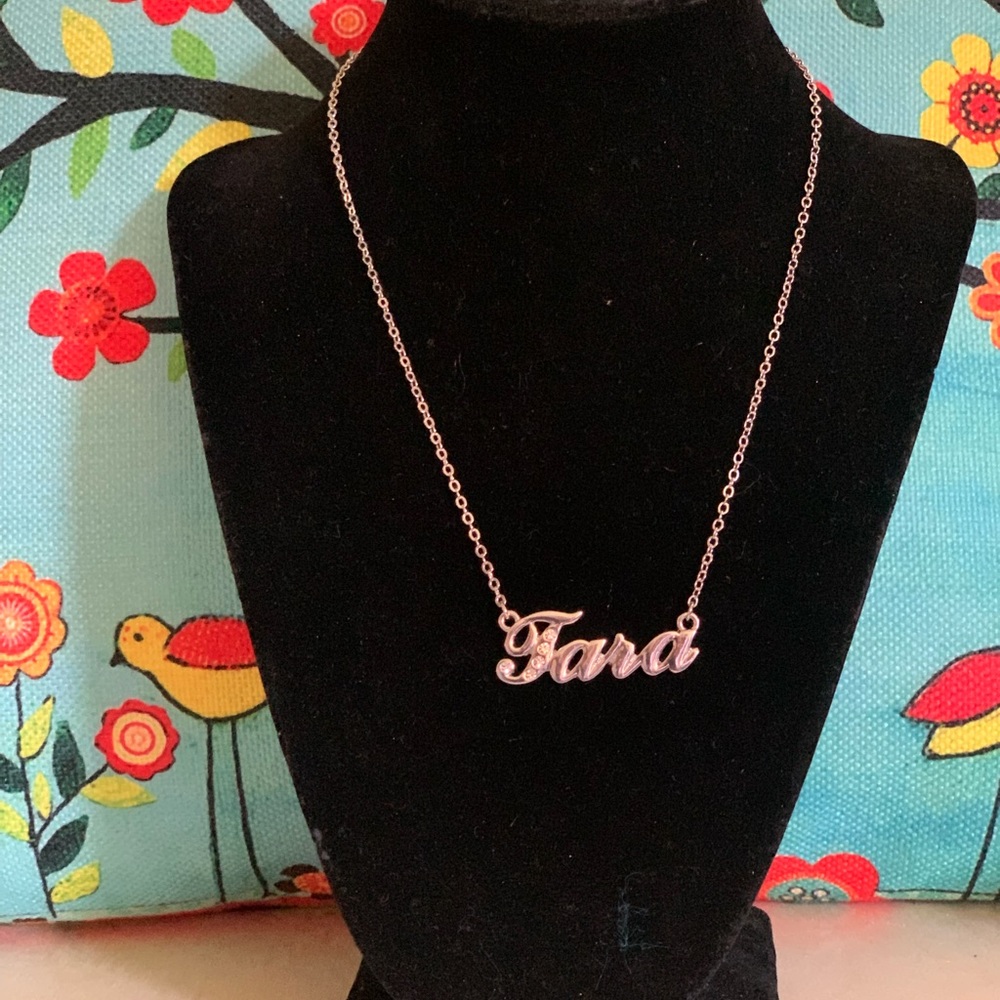 18k GP Tara name necklace